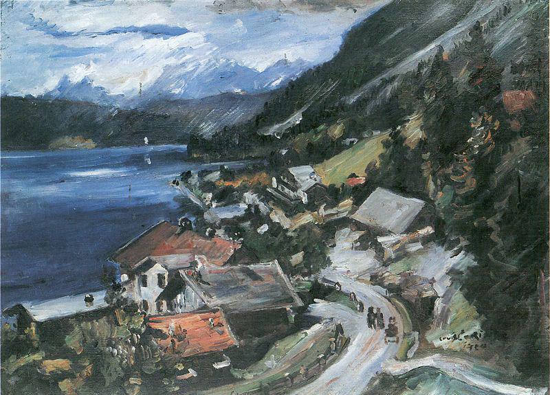Lovis Corinth Walchensee, Serpentine china oil painting image